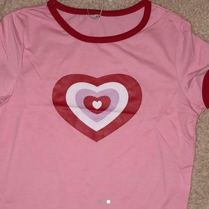 Powerpuff girl heart shirt Clearance